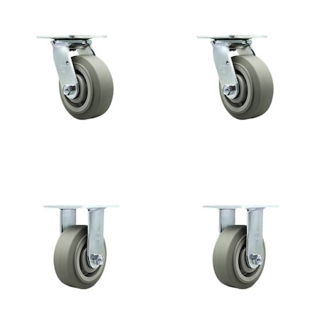 Service Caster Replacement Caster Set for Magliner Caster Set 86135, 4PK MAG-SCC-30CS520-TPRRF-2-R-2